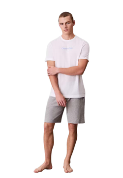 Calvin Klein Erkek Beyaz Yuvarlak Yaka T-Shirt 000NM2748E