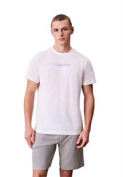 Calvin Klein Erkek Beyaz Yuvarlak Yaka T-Shirt 000NM2748E