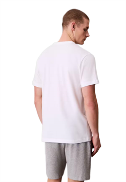 Calvin Klein Erkek Beyaz Yuvarlak Yaka T-Shirt 000NM2748E