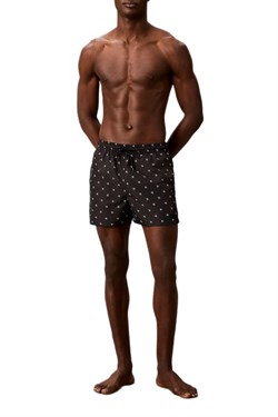 Calvin Klein Erkek Kısa Bağcıklı Kapalı Bel Deniz Şortu LV00N61028