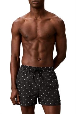 Calvin Klein Erkek Kısa Bağcıklı Kapalı Bel Deniz Şortu LV00N61028