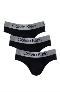Calvin Klein Erkek Siyah 3lü Slip LV00NB4122