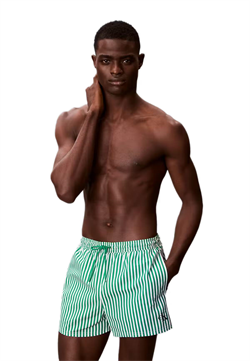 Calvin Klein Erkek Yeşil Kısa Bağcıklı Deniz Şortu LV00N61046