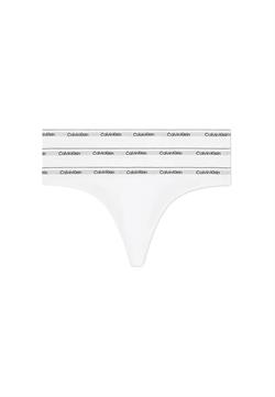 Calvin Klein Kadın 3lü Beyaz Tanga  