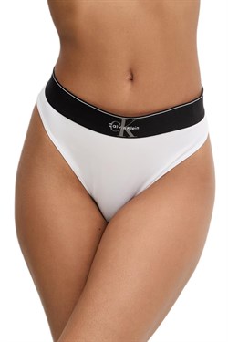 Calvin Klein Kadın Beyaz Yüksek Bel Külot LV00QF8705