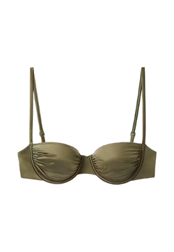 Calvin Klein Kadın Haki Arkadan Bağlamalı Balconette Bikini Üstü LV00Q61113