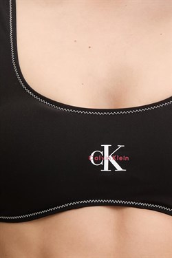 Calvin Klein Kadın Siyah Bralet Bikini Üstü LV00Q61100