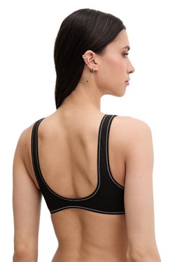 Calvin Klein Kadın Siyah Bralet Bikini Üstü LV00Q61100