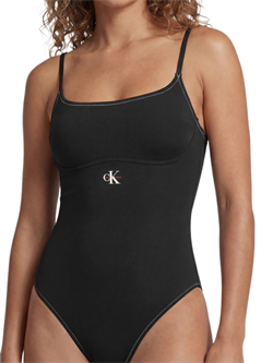 Calvin Klein Kadın Siyah Mayo LV00Q61217