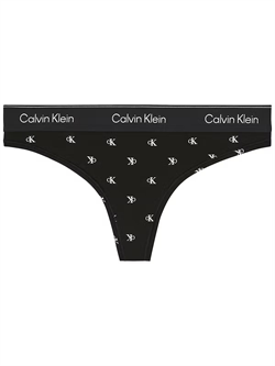 Calvin Klein Kadın Siyah Tanga Külot LV00QF8518