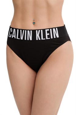 Calvin Klein Kadın Siyah Yüksek Bel Bikini Külot LV00QF8753