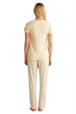 Catherines Kadın Sarı Pijama Takım 2508 