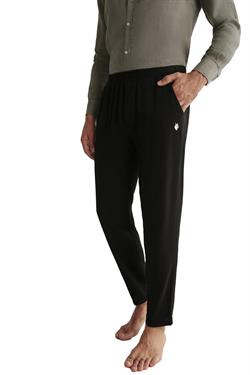 First Touch Erkek Siyah Keten Pantolon