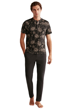 First Touch Erkek Siyah Pijama Takım
