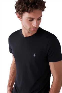 First Touch Erkek Siyah T-Shirt