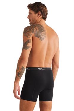 Kom Erkek Siyah Long Çift Düğmeli Boxer