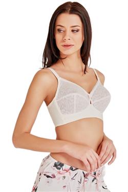 Magic Form Dantelli Balensiz Desteksiz Toparlayıcı Ekru Sütyen 1718