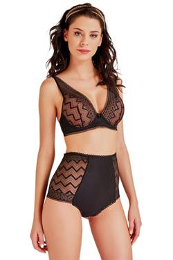 Magic Form Zikzak Desen Dantelli Süngerli Sütyen 3748