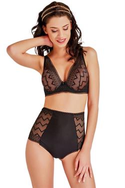 Magic Form Zikzak Desen Dantelli Süngerli Sütyen 3748