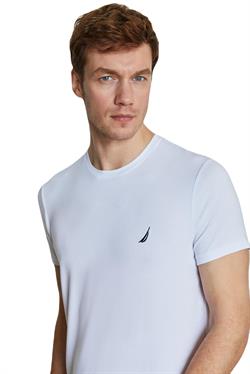 Nautica Erkek Beyaz Modal Uyku T-Shirt 