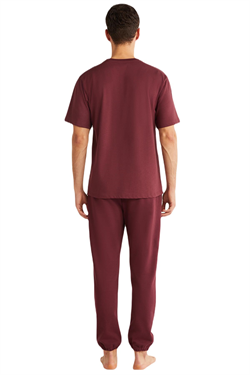 Nautica Erkek Bordo T-Shirt 808