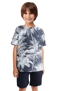 Nautica Erkek Çocuk Lacivert Şort Takım 727