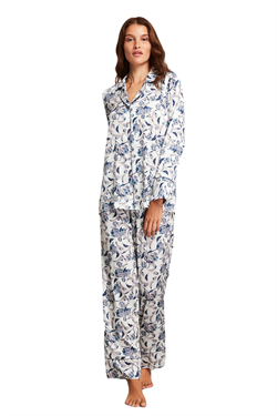 Penye Mood Kadın Desenli Pijama Takım 2029