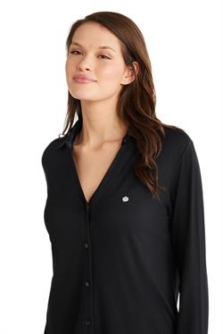 Penye Mood Kadın Siyah Pijama Takım 9714