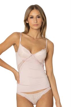 Pierre Cardin Kadın Pudra Dantelli Penye Atlet Külot / Kaşkorse Set 356