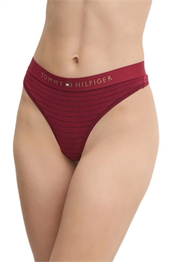 Tommy Hilfiger Kadın Kırmızı Coordinate Thong UW0UW05589