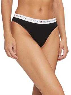 Tommy Hilfiger Kadın Siyah 3lü Tanga UW0UW05530