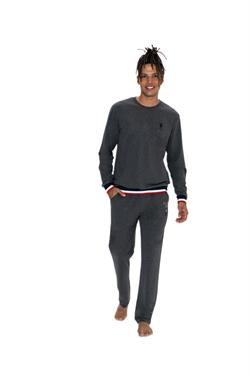 U.S. Polo Assn. Erkek Antrasit Melanj Pijama Takım 18920