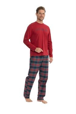 U.S. Polo Assn. Erkek Bordo Yuvarlak Yaka Pijama Takımı 18851