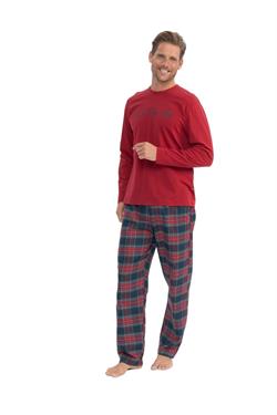 U.S. Polo Assn. Erkek Bordo Yuvarlak Yaka Pijama Takımı 18851