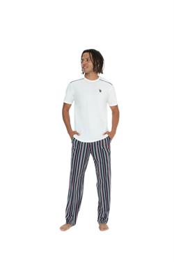 U.S. Polo Assn. Erkek Ekru 3lü Pijama Takım 18905