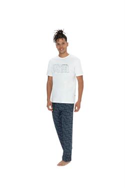 U.S. Polo Assn. Erkek Ekru 3lü Pijama Takım 18903