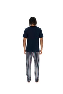 U.S. Polo Assn. Erkek Lacivert 3lü Pijama Takım 18905