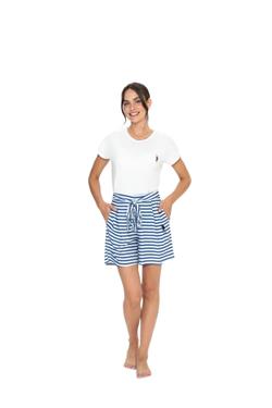 U.S. Polo Assn. Kadın Ekru Şort Takım 20034