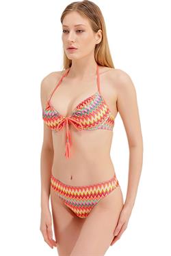 Zeki Desenli Bikini Üst 