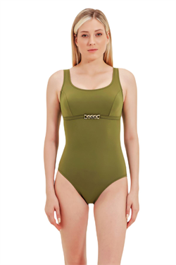 Zeki Gold Aksesuarlı Yeşil Mayo 