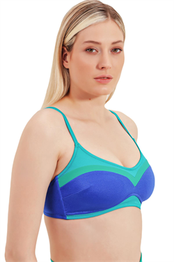 Zeki Mavi Bikini Üst 