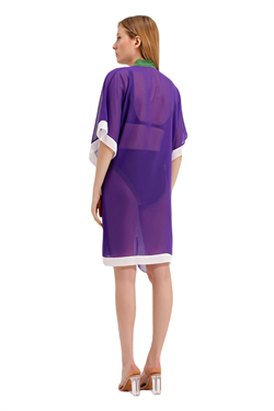 Zeki Şifon Mor Elbise 