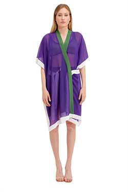 Zeki Şifon Mor Elbise 