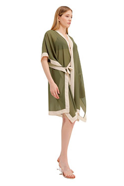 Zeki Şifon Yeşil Elbise 