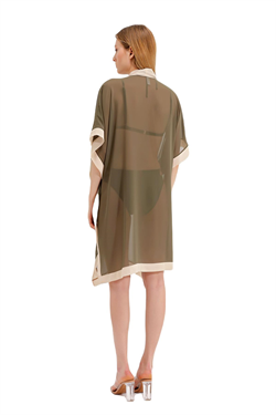 Zeki Şifon Yeşil Elbise 