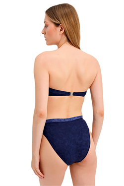 Zeki Straplez Lacivert Bikini Takım