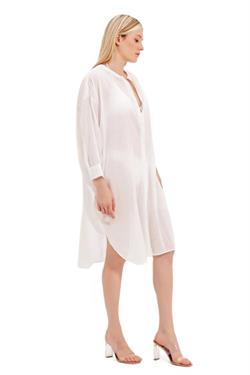 Zeki Uzun Beyaz Plaj Elbisesi