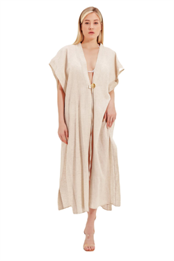 Zeki Uzun Keten Elbise 