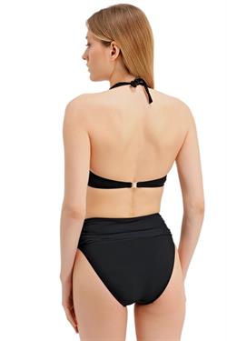 Zeki Yüksek Bel Siyah Bikini Takım