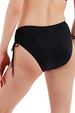 Zeki Yüksel Bel Yan Büzgülü Siyah Bikini Alt 